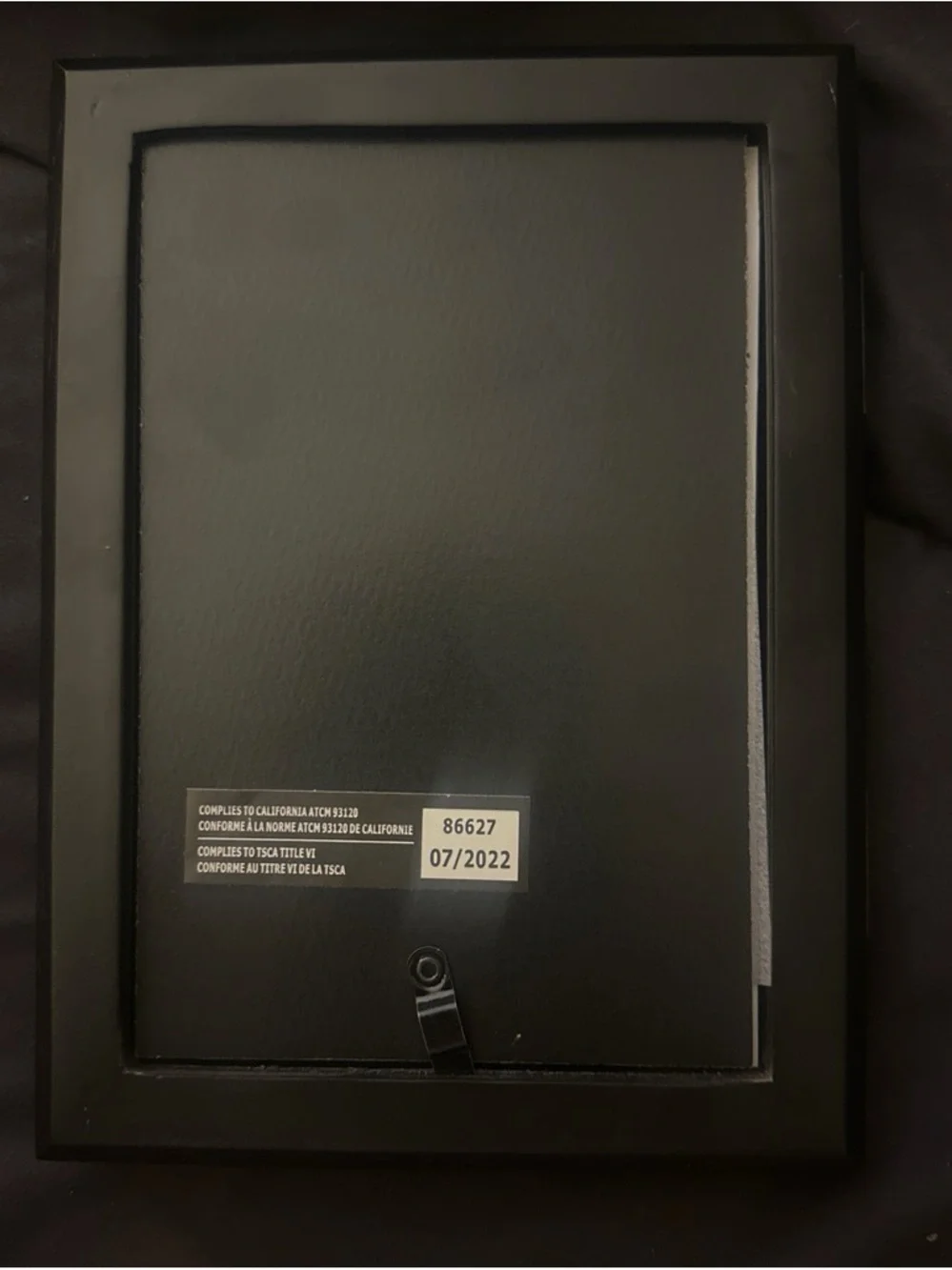 Essentials Black Double Photo Frame for Two 4x6 Photos